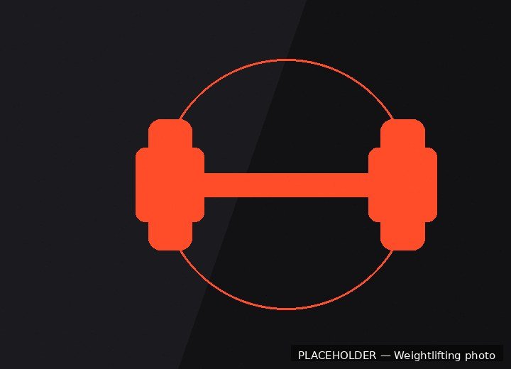 Weightlifting training
